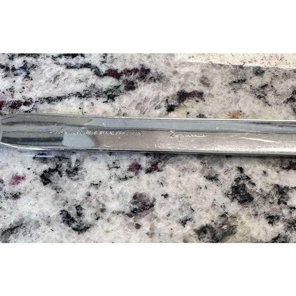 Noritake Gold Esperanza Stainless-Vintage Japan-Retired-Very Rare-Serving Spoon - Picture 4 of 4